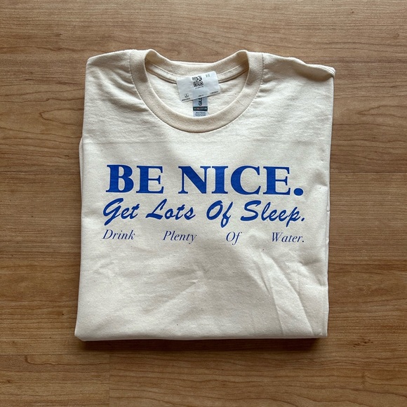 NWT Be Nice Oversized T-Shirt/Dress (Natural/Ivory) - Picture 11 of 13